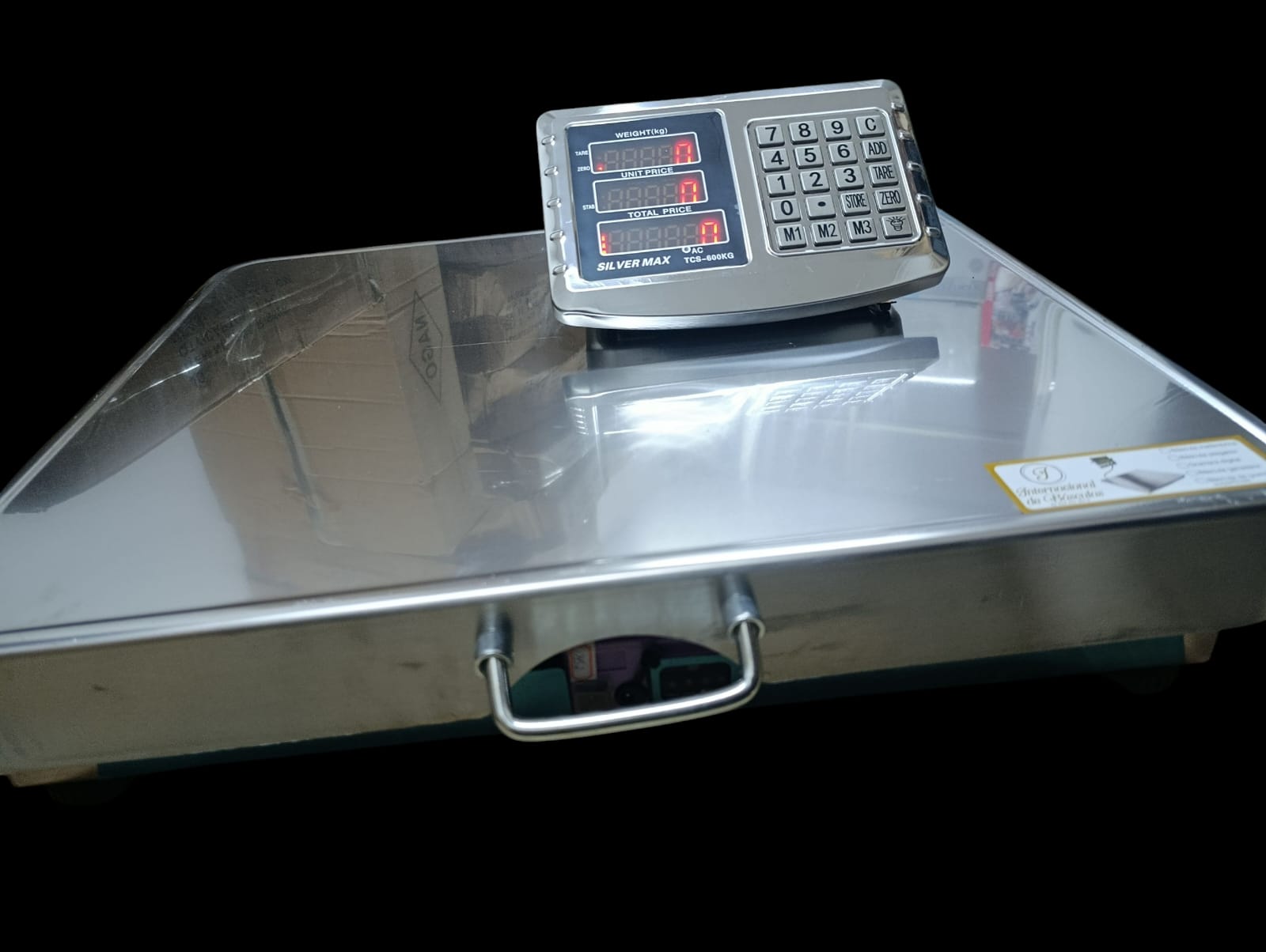 Bascula 600 Kilos en Acero Silver Max