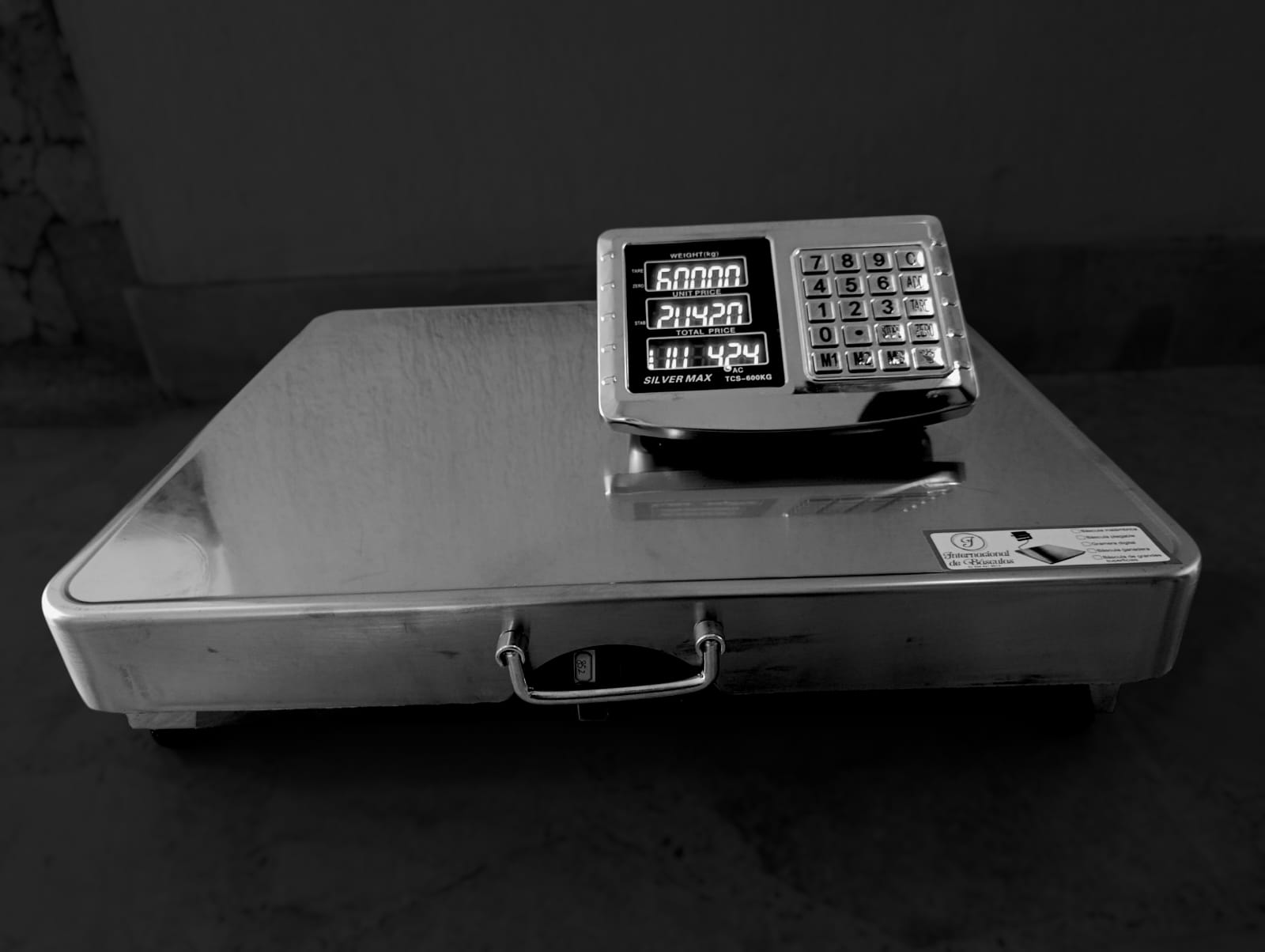 Bascula 600 Kilos en Acero Silver Max