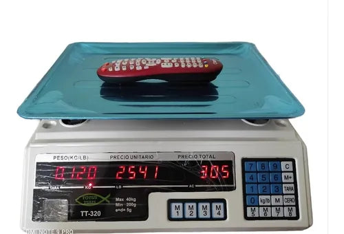 Báscula Gramera De 40 Kilos Digital. Precisión Gramo A Gramo