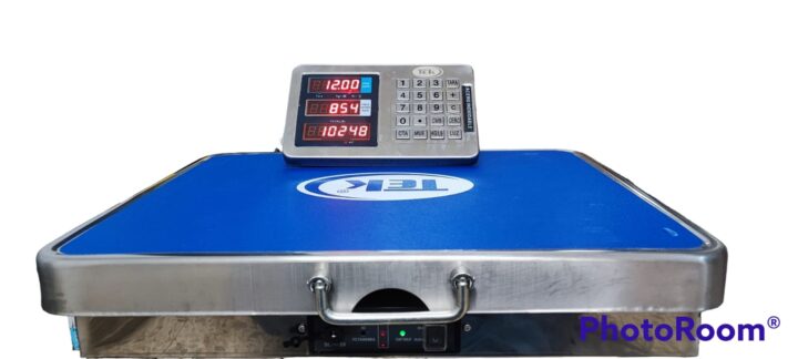 Bascula 400 Kilos Full Acero Inoxidable TEK Europea