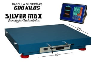 Bascula 600 Kilos en Hierro Silver Max