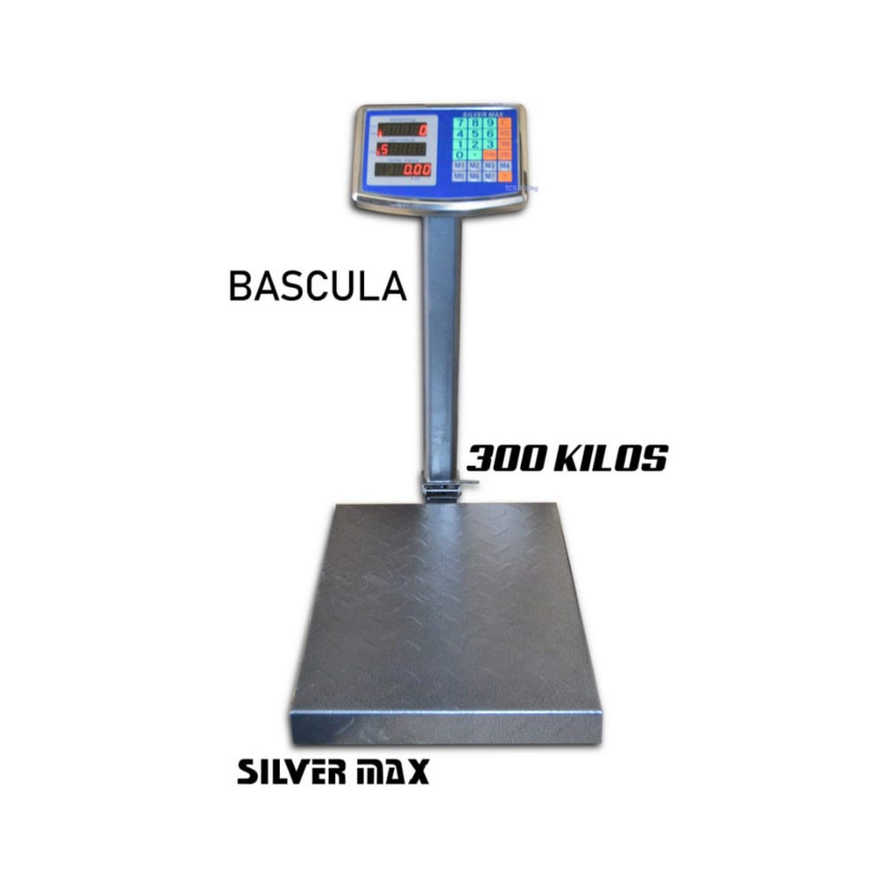 Bascula De 300 Kilos Silver Max